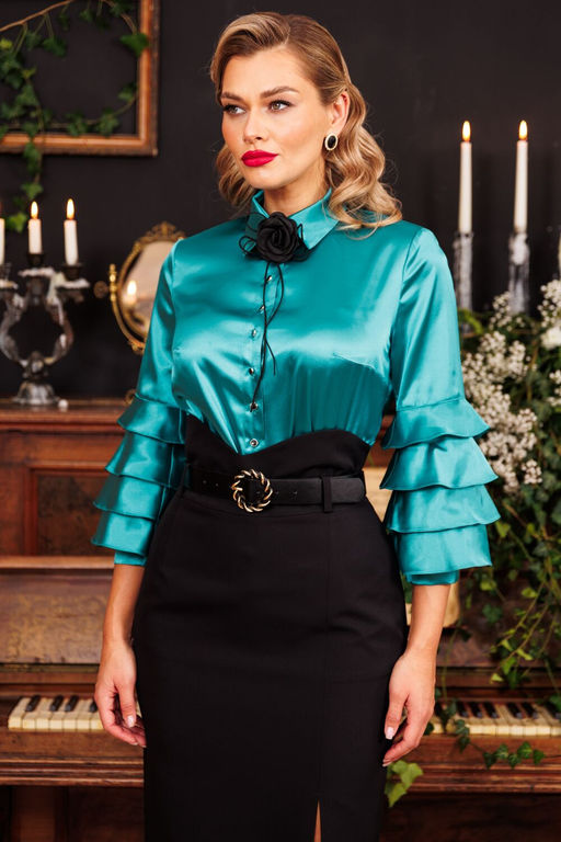 Платье Мода Юрс 2874-Р черный - Mira fashion фото 236