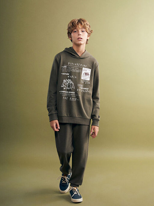 Kap??onlu Erkek ?ocuk E?ofman Tak?m