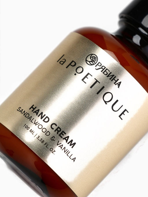 Крем для рук парфюмированный, аромат: сандал и ваниль, 100 мл, POETIQUE