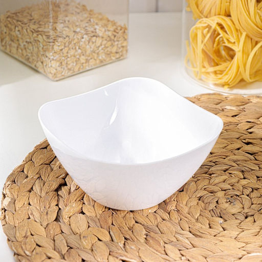 Цена за 2 шт. Салатник BEROSSI «Рондо», 500 мл, 12.5×6.6 см, пластик, белый