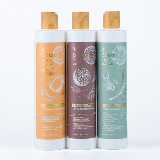 Гель для душа, 300 мл, аромат бергамот и зеленый чай, BOTANIC CARE by URAL LAB  фото 9