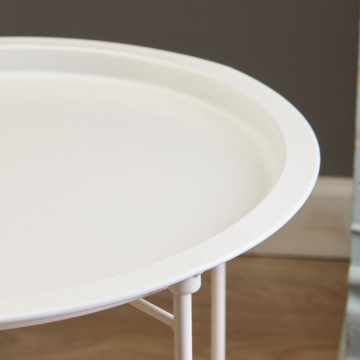 Столик журнальный «Клик Мебель», 470×470×510 мм, цвет белый