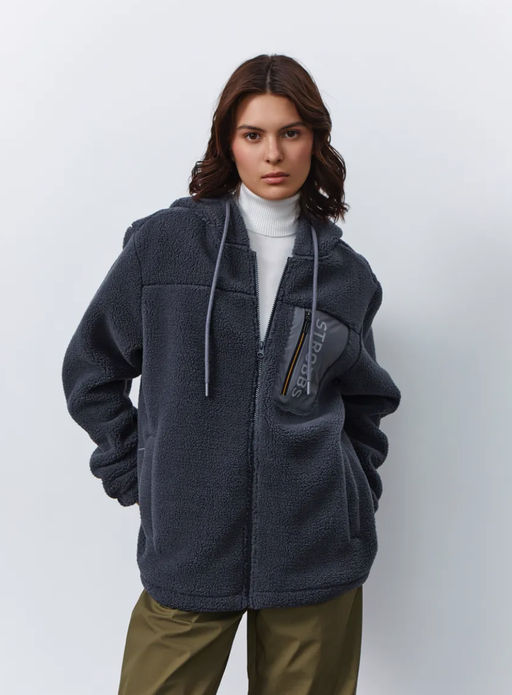 T3334-1 Куртка толстовка флисовая на молнии - Strobbs фото 12