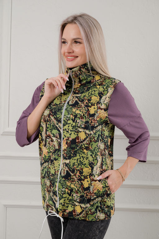 Жилет женский из футера Клен - Амадэль фото 3