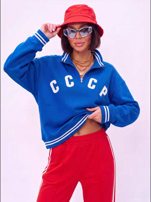 свитшот толстовка СССР футер 3хнитка петля, качество пенье - Knitka wear фото 19