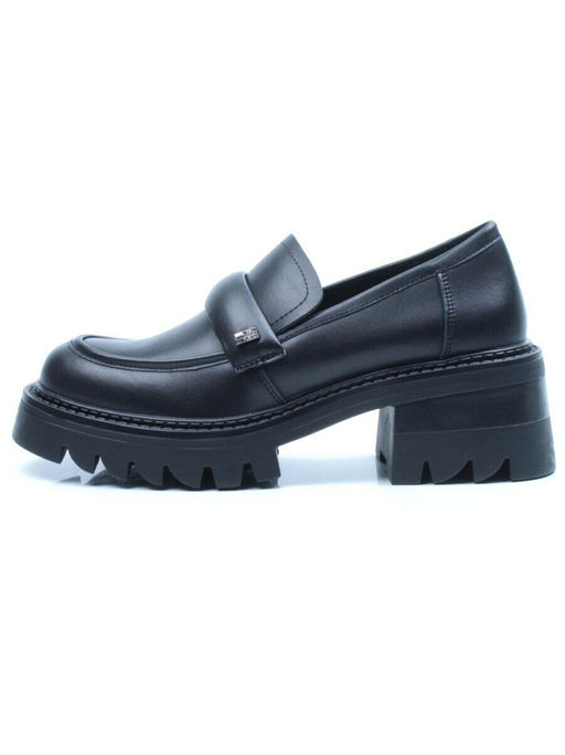 03-C1816-1 BLACK Лоферы женские (натуральная кожа)