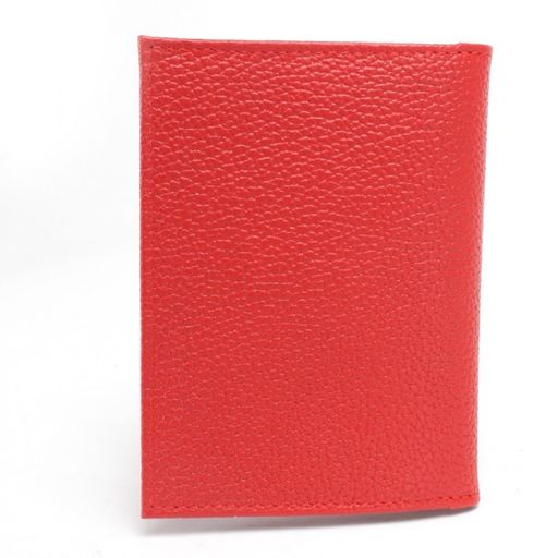 Обложка для авто+паспорт-Croco-ВП-105 натуральная кожа алый флотер/красный крок (128/203) 235884  фото 2