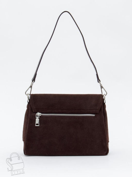 Сумка женская кожаная 8273-2PEF coffee Polina&Eiterou