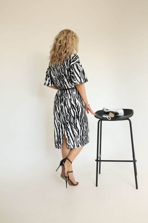 Платье AMORI 9567 зебра  фото 2