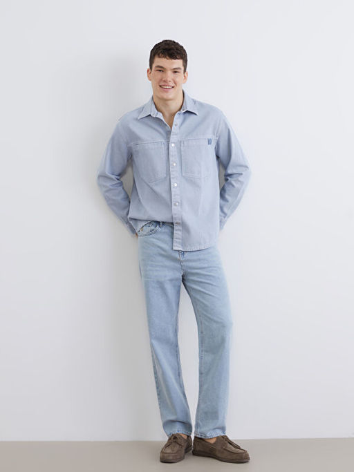 Baggy Fit Erkek Jean Pantolon