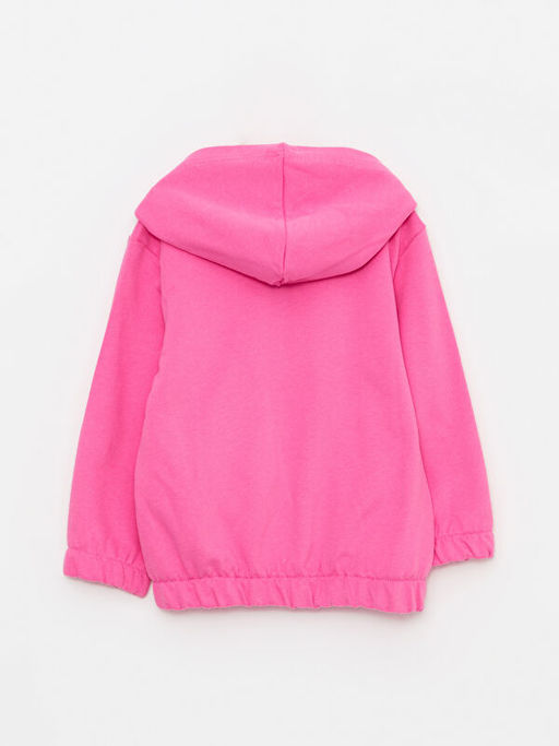 Kap??onlu Uzun Kollu Basic K?z Bebek Fermuarl? Sweatshirt - Waikiki фото 2