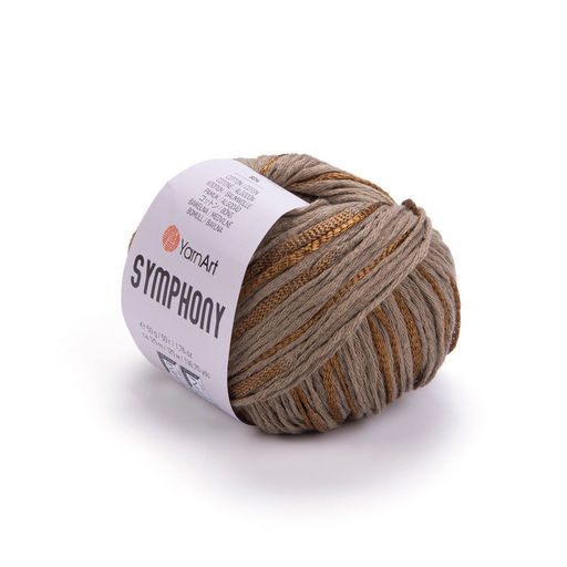 Симфония (Symphony) пряжа YarnArt 80%хлопок 20%вискоза 10х50г/125м  фото 8