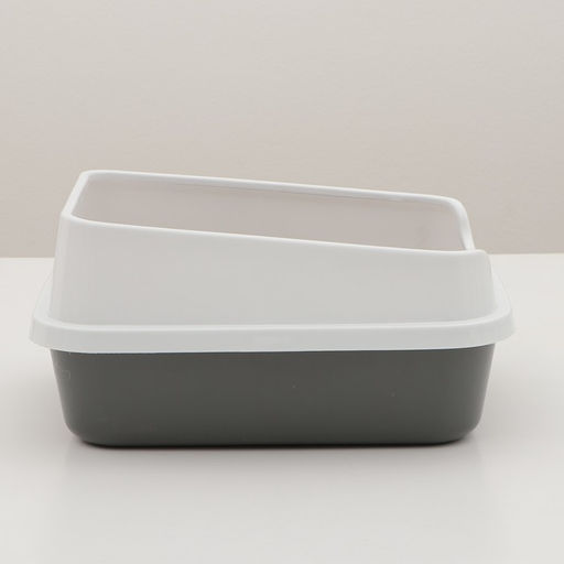 Туалет Сима Люкс с боротм 30 х 39 х 19 см, серый - Simaland фото 3