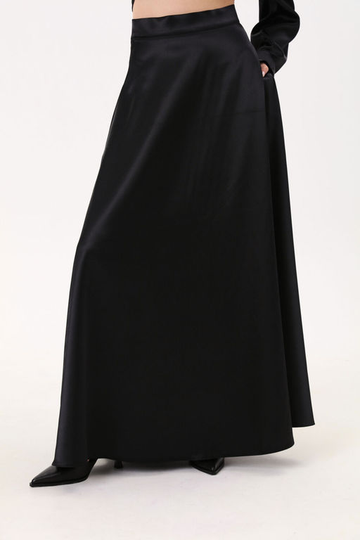 Юбка NIKVA н813-1 черный  фото 3