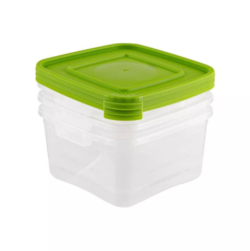 Комплект контейнеров для СВЧ "Каскад-2" 3шт КВАДРО 1,0л. арт.С67001