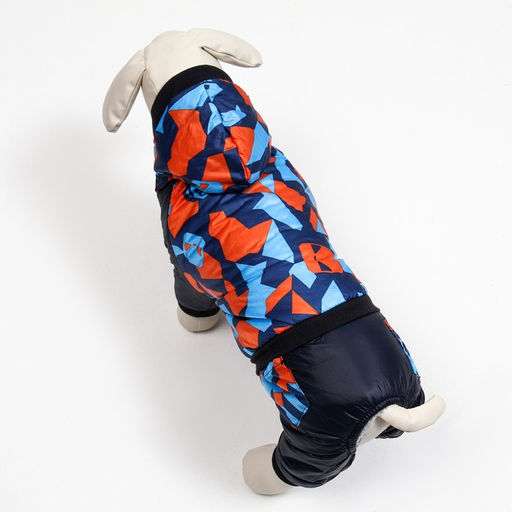 Комбинезон для собак на меховом подкладе с капюшоном, размер XXL (ДС 40, ОШ 42, ОГ 54 см) - Simaland фото 6