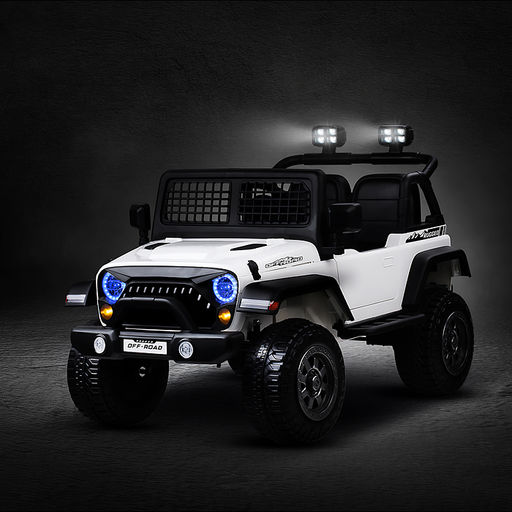 Электромобиль детский "Городской внедорожник" (цвет белый)