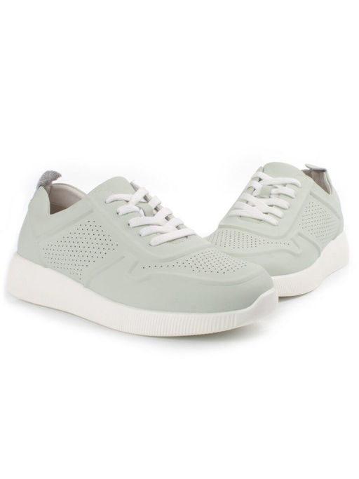 05-PDL195-3-2 LT. GREEN Кроссовки женские (натуральная кожа) - Фабричный китай фото 10