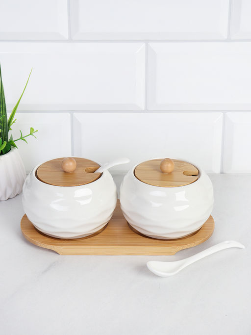 Набор для специй 2 предмета с ложкой 250 мл / CF112-1 /уп 36/ на подставке - Галеонтрейд фото 6