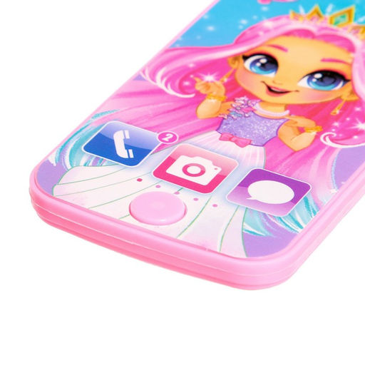 Цена за 2 шт. Музыкальный детский телефон «Принцессе», звук, цвет розовый, МИКС