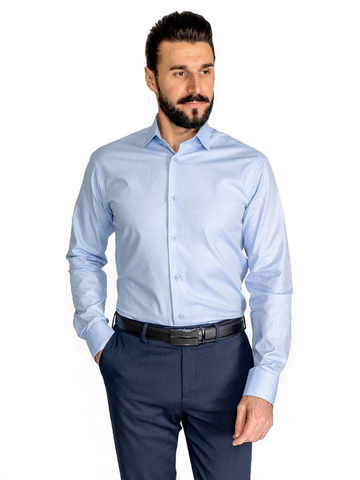 Сорочка мужская длинный рукав GREG 224/191/5159/Z_GB  фото 8