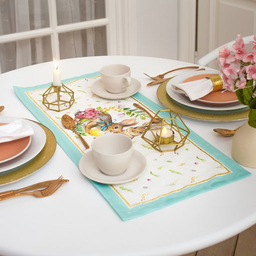 Дорожка на стол Этель Счастливая Пасха 30х70 см, 100% хл, саржа 190 гр/м2  фото 7