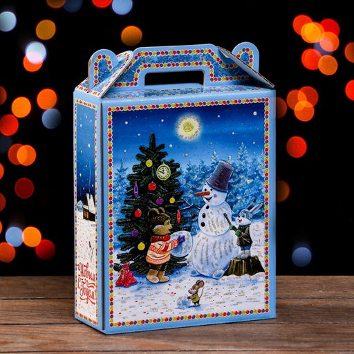 Цена за 5 шт. Подарочная коробка Праздник к нам приходит 16,8 х 7 х 25 см - Simaland фото 2