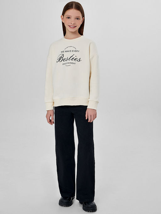 Джинсы для девочек черные - Mark formelle фото 4