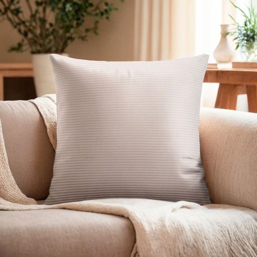 Чехол на подушку Этель Velour 43*43 см, цв.бежевый, 100% полиэстер