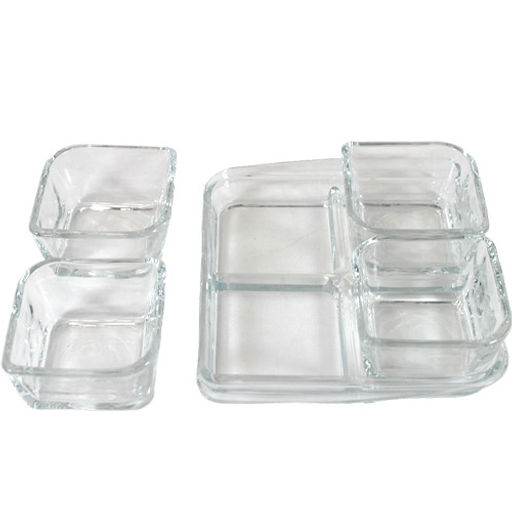 BAROQUE Менажница состовная 4+1 (13,5*16см), арт. 1312/PD1312GCL