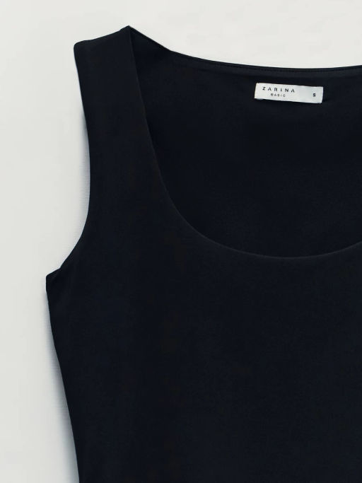 Базовый топ с широкими бретелями / Zarina фото 9