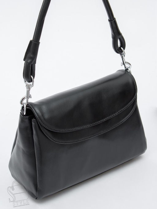 Сумка женская кожаная 0036VG black  Vitelli Grassi