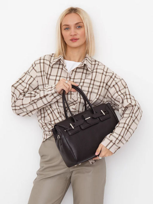 Сумка 1081M coffee Polina&Eiterou