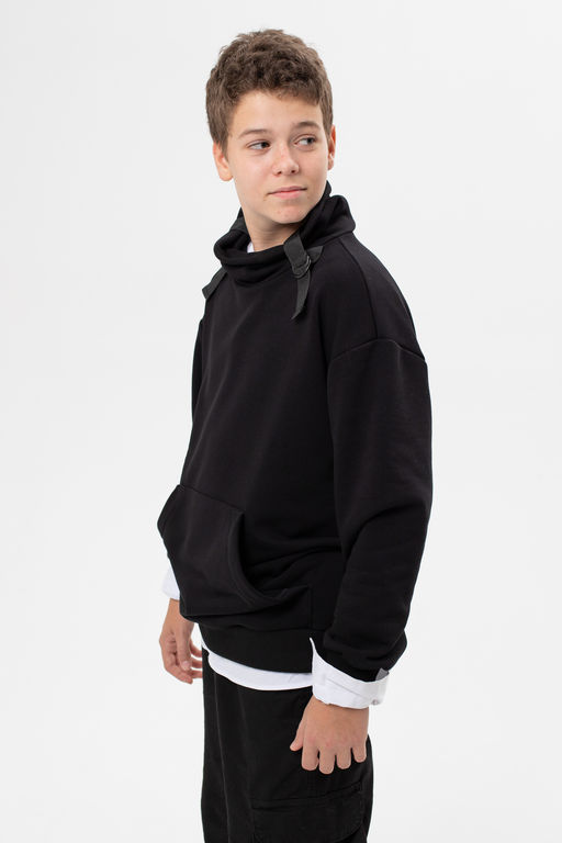 Толстовка с начесом с воротником ТФнач