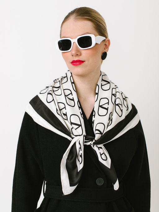 Большой мягкий очень нежный двусторонний платок - Tantino фото 3