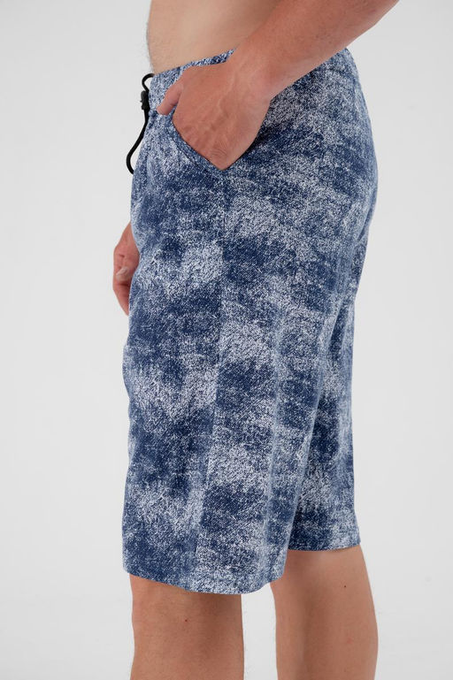 Бриджи мужские из кулирки Сёрфер светло синий - Амадэль фото 5