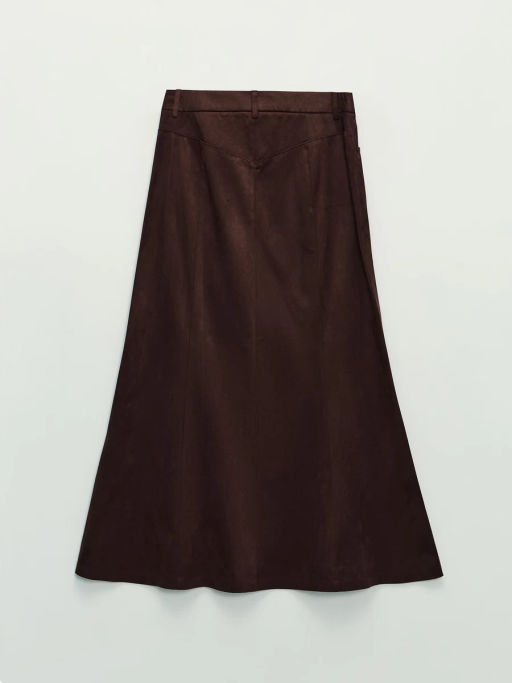 Юбка макси из искусственной замши ZR2604023503-27 / Zarina фото 9
