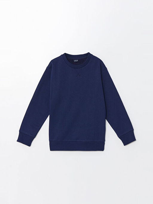 Bisiklet Yaka Erkek ?ocuk Sweatshirt