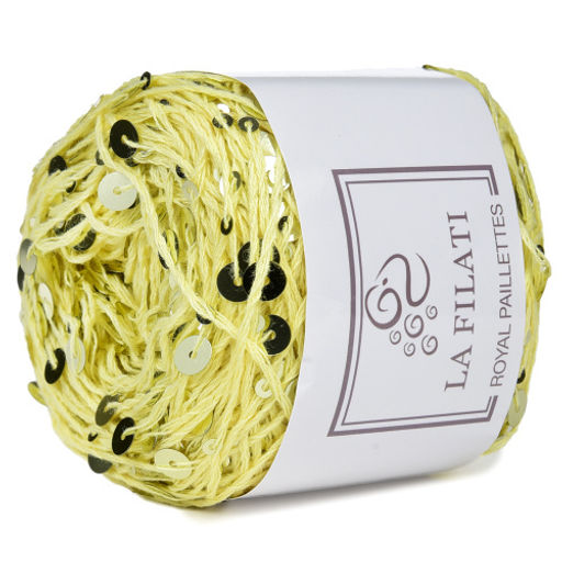 Royal Paillettes пряжа LA FILATI 55%%хлопок 45%пайетки 5х50г/120м