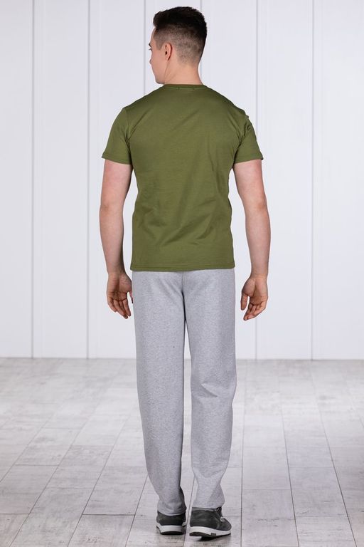 Брюки спортивные 
 3.MM138B-серый-светлый