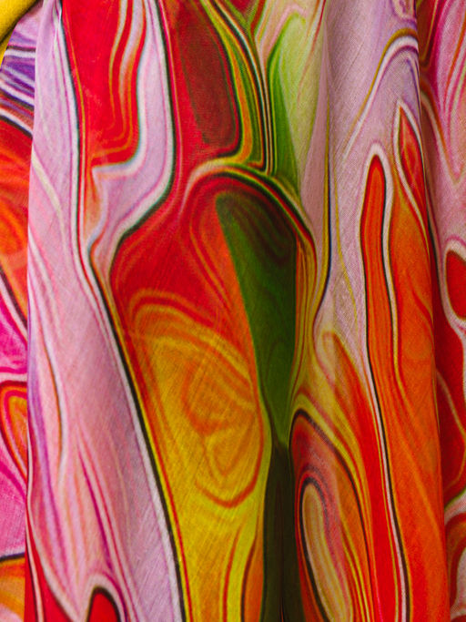 Большой мягкий очень нежный двусторонний палантин в стиле арт-деко - Tantino фото 7