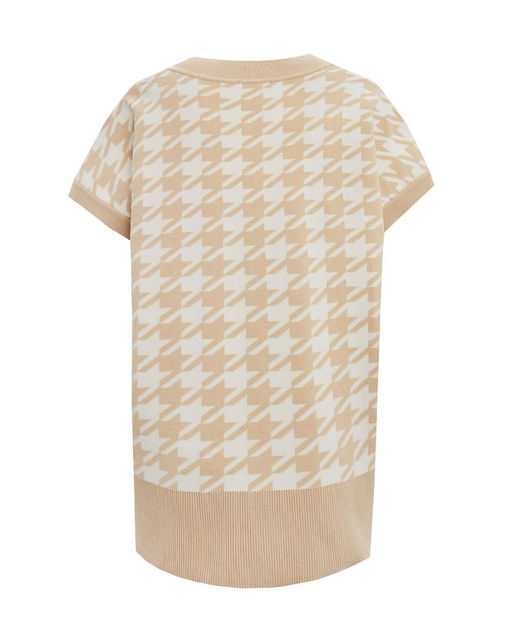 Жилет с орнаментом гусиные лапки - Incity фото 7