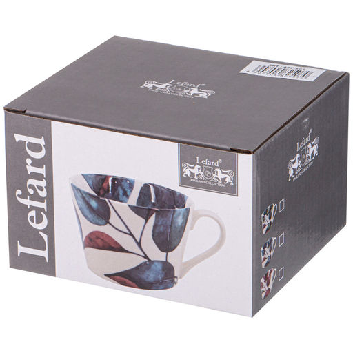 КРУЖКА LEFARD ЛИСТЬЯ 500МЛ (КОР=24ШТ.) 15,5*12*8,5СМ  фото 2