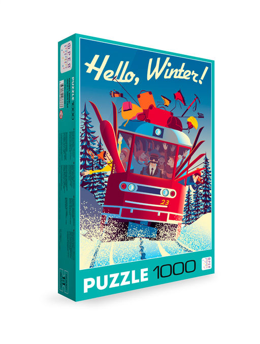 ФРЕЯ Пазл 1000 элемент. СК/Распродажа PZL-1000/26 Привет, Зима