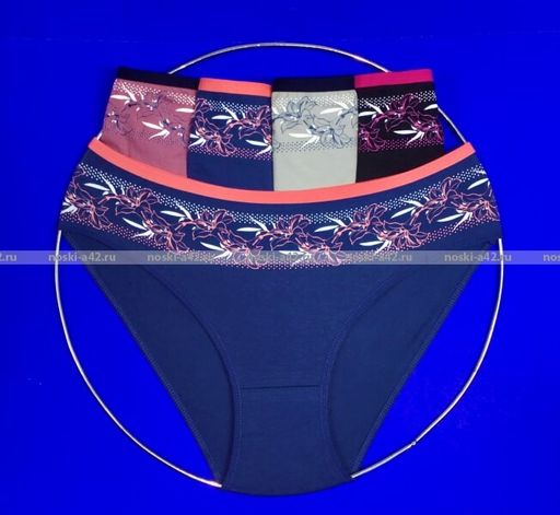 Цена за 5 шт. Трусы женские Турция большие размеры арт. 28137 (28341, 28150, 28152) 4XL (52-54) - For you фото 2