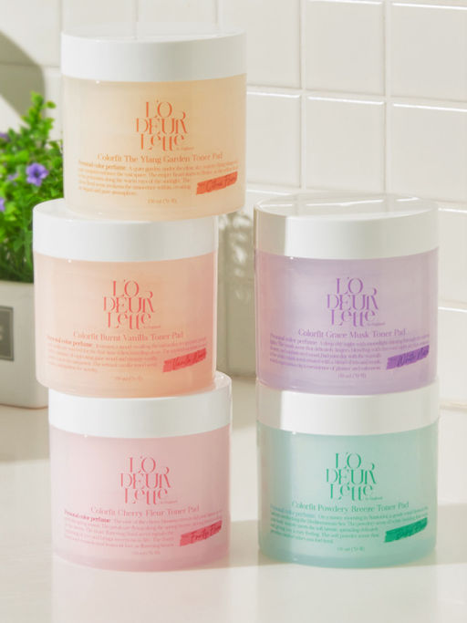 LODEURLETTE Тонер-пэды для чувствительной и сухой кожи лица / In England Colorfit Powdery Breez, 150 мл