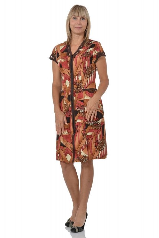 М0069-1 Халат женский кулирка бордо - АстраТекстиль фото 8