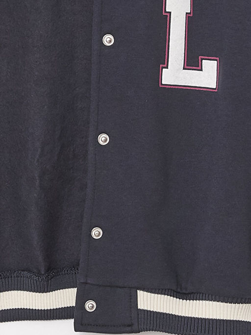 Bask?l? Uzun Kollu K?z ?ocuk Kolej Ceket - Waikiki фото 3