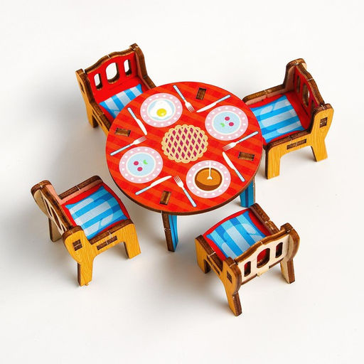 Деревянная мебель «Кухня», набор