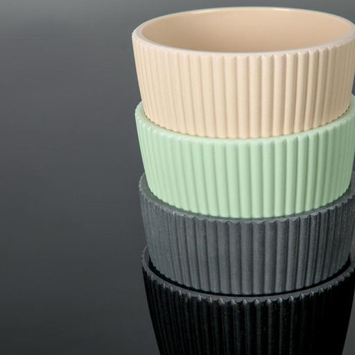 Кашпо для цветов «Рифф», пластик, 450 мл, МИКС